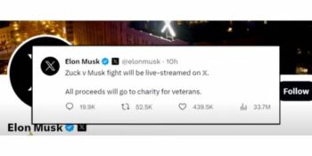 Elon Musk en Mark Zuckerberg se geveg sal regstreeks op X beskikbaar wees