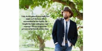 Musieklegende Toby Keith oorlede